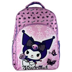 Mochila Purple Kuromi Hello Kitty 42cm