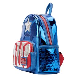 Mochila metallic Capitan America Marvel Loungefly 26cm