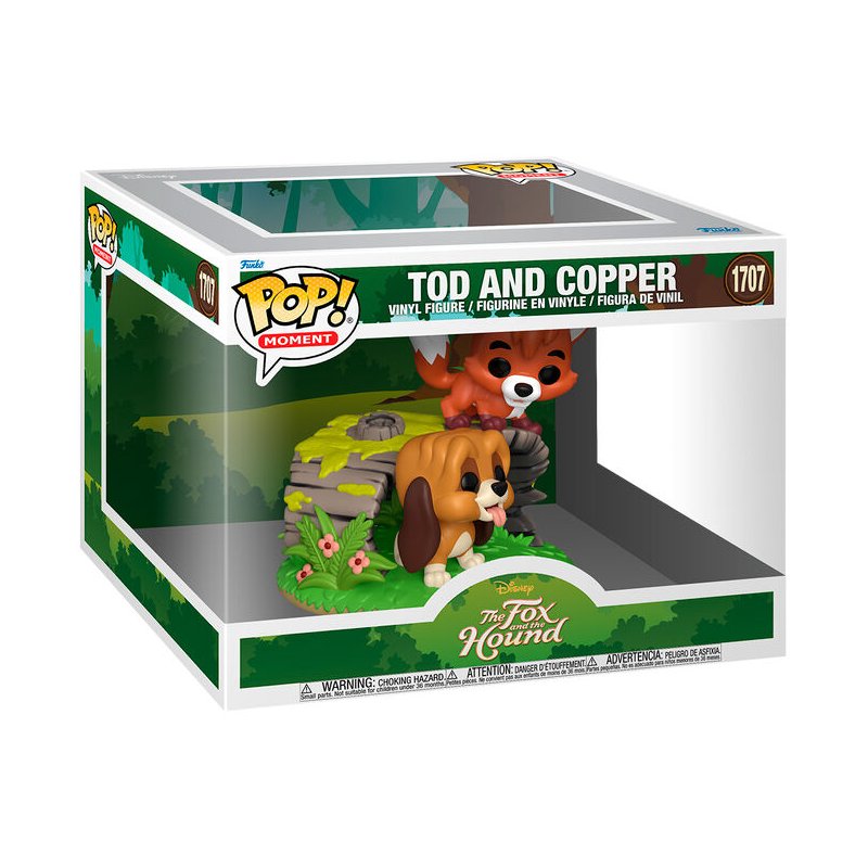 Figura POP Moment Disney The Fox & the Hound Tod & Copper