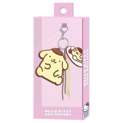 Llavero charm Pompompurin Hello Kitty