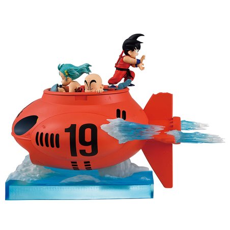 Figura Ichibansho Son Goku, Bulma & Krillin vs Red Ribbon Army Dragon Ball 16cm