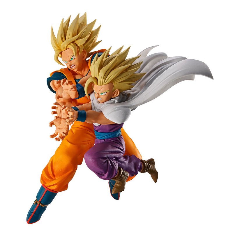 Figura Ichibansho Son Goku & Son Gohan Spectacle Battle Dragon Ball Z 18cm