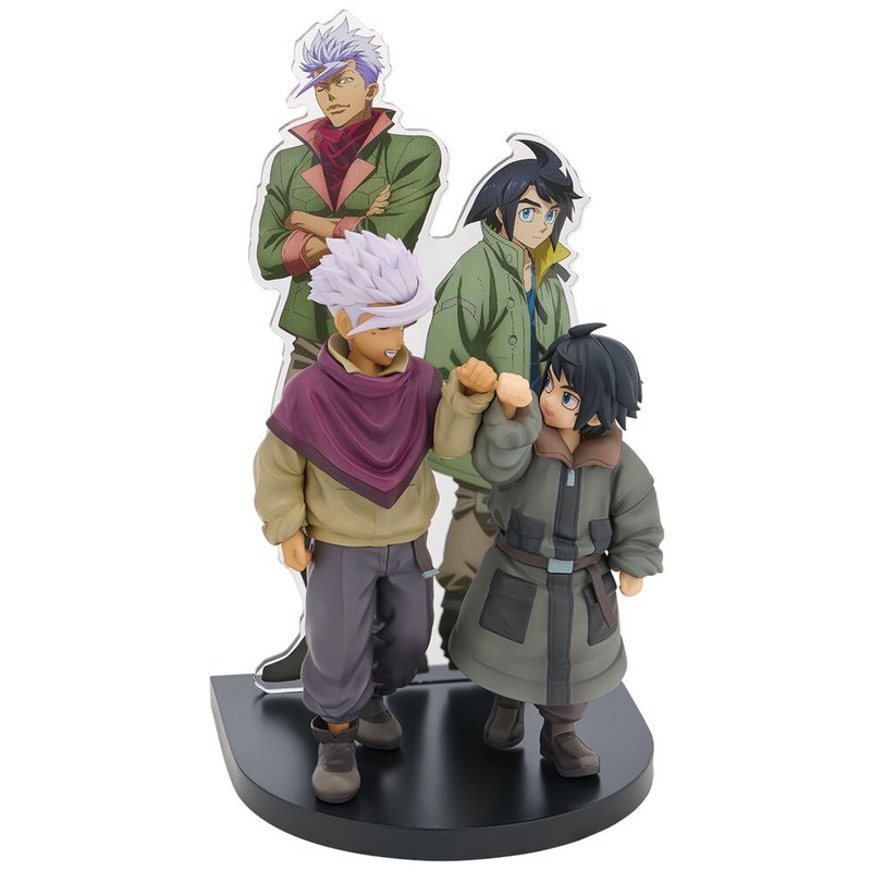 Figura Ichibansho Augus Mikazuki & Itsuka Orga Iron-Blooded Orphans Mobile Suit Gundam 18cm