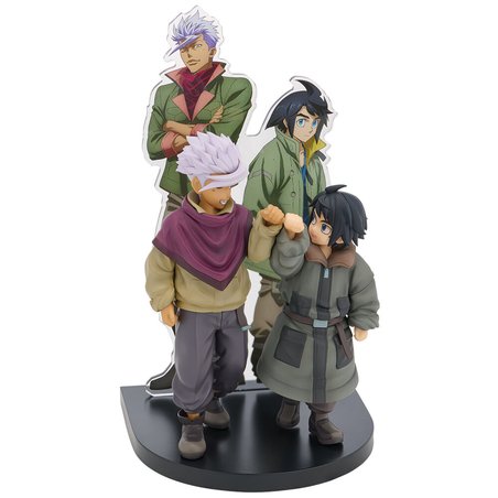 Figura Ichibansho Augus Mikazuki & Itsuka Orga Iron-Blooded Orphans Mobile Suit Gundam 18cm