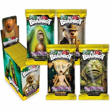 Sobre 7 Cartas coleccionables Serie 2 Allucinacion Cosmica Italian Brainrot Italiano surtido