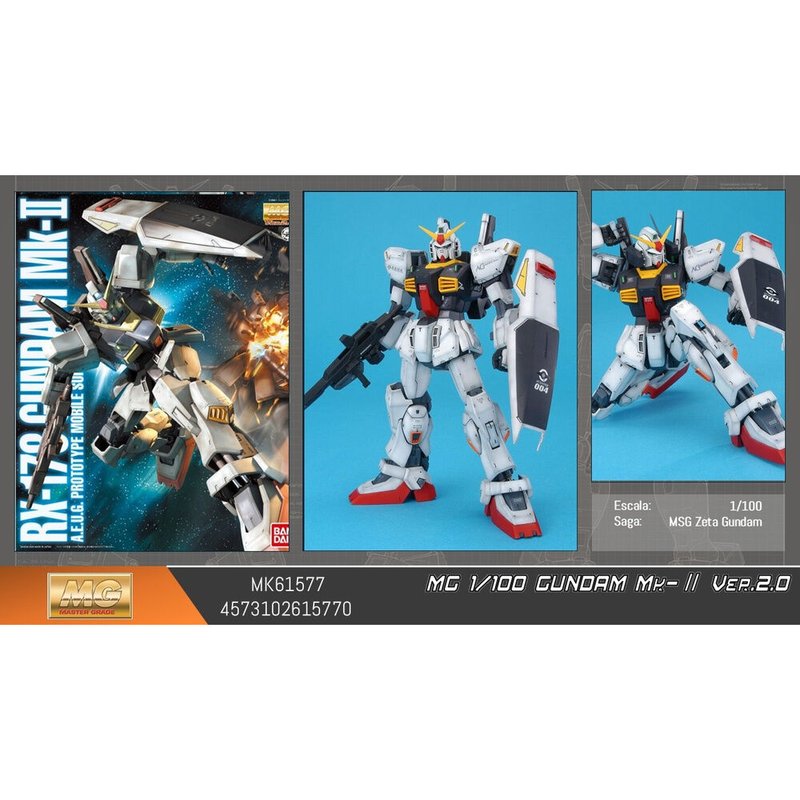 Maqueta MG 1/100 MK-II ver 2.0 Mobile Suit Gundam