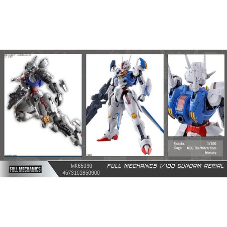 Maqueta Gundam Aerial Full Mechanics 1/100 Mobile Suit Gundam