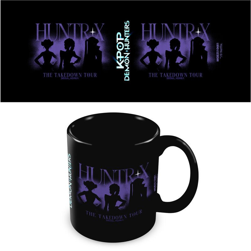 Taza Huntrix Tour KPop Demon Hunters 325ml