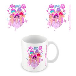 Taza Saja Boys Graphic KPop Demon Hunters 325ml