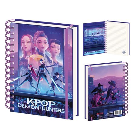 Cuaderno A5 KPop Demon Hunters
