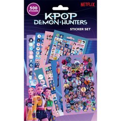 Pegatinas KPop Demon Hunters 500pzs