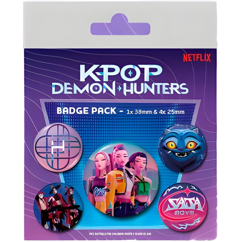 Blister 5 Insignias KPop Demon Hunters