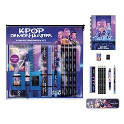 Set papeleria cuaderno A5 KPop Demon Hunters