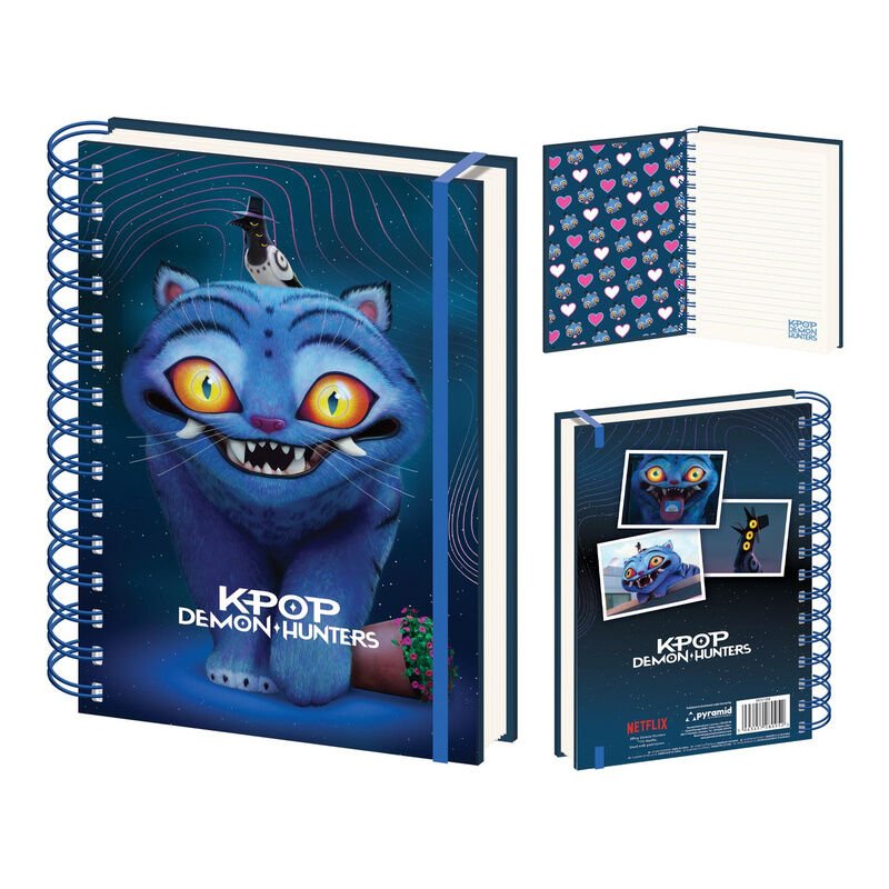 Cuaderno A5 3D lenticular Derpy KPop Demon Hunters