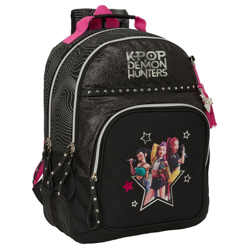 Mochila Energy Kpop Demon Hunters adaptable 42cm