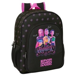 Mochila Negra Kpop Demon Hunters