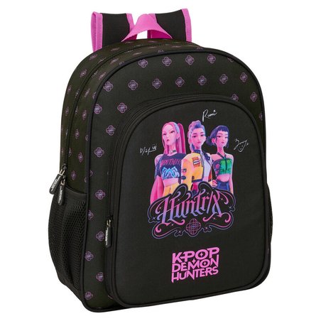 Mochila Negra Kpop Demon Hunters
