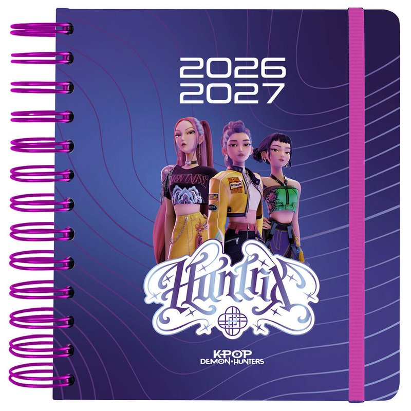 Agenda Escolar KPop Demon Hunters 2026/2027