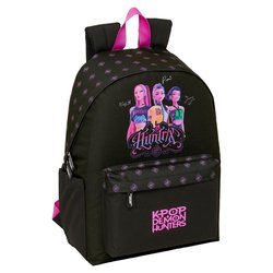Mochila portatil Negra Kpop Demon Hunters 14,1 pulgadas