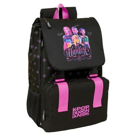Mochila Negra Kpop Demon Hunters