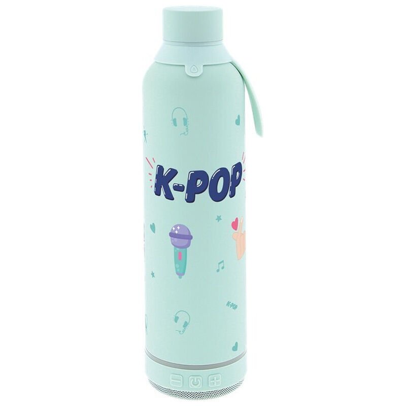 Botella termica con altavoz Mint K-Pop 600ml
