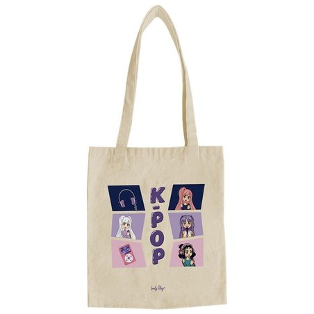 Bolsa tela Stars K-Pop