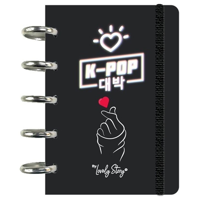 Cuaderno A6 Black K-Pop