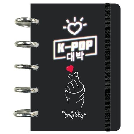 Cuaderno A6 Black K-Pop