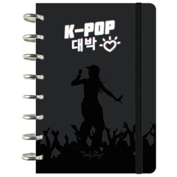Cuaderno A5 Black K-Pop
