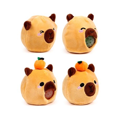 Peluche Estrujable Capibara Queasy Squeezies surtido