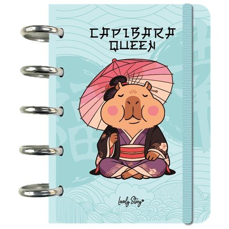 Cuaderno A6 Queen Capibara