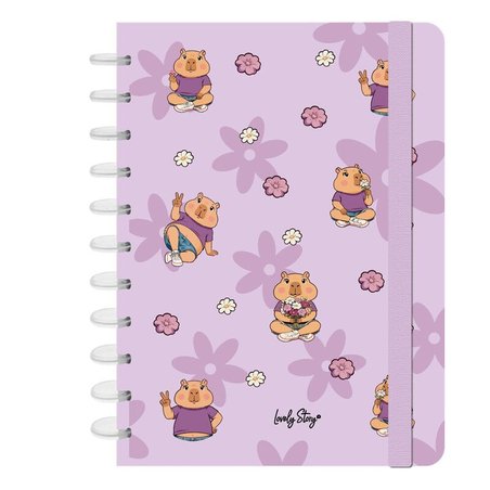 Cuaderno A4 Flower Capibara