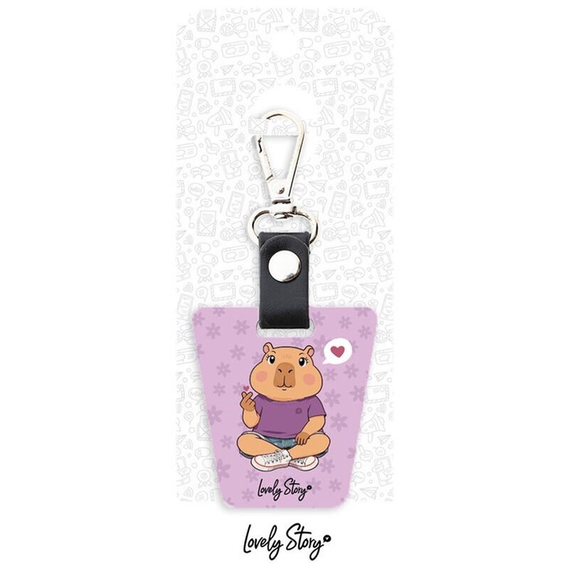 Llavero Love Capibara