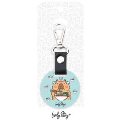 Llavero Foodie Capibara