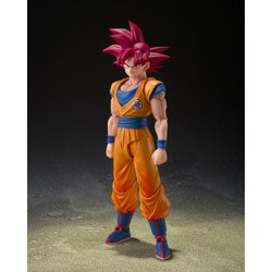 Figura S.H.Figuarts Super Saiyan God Son Goku God Aura Dragon Ball Super 14,5cm