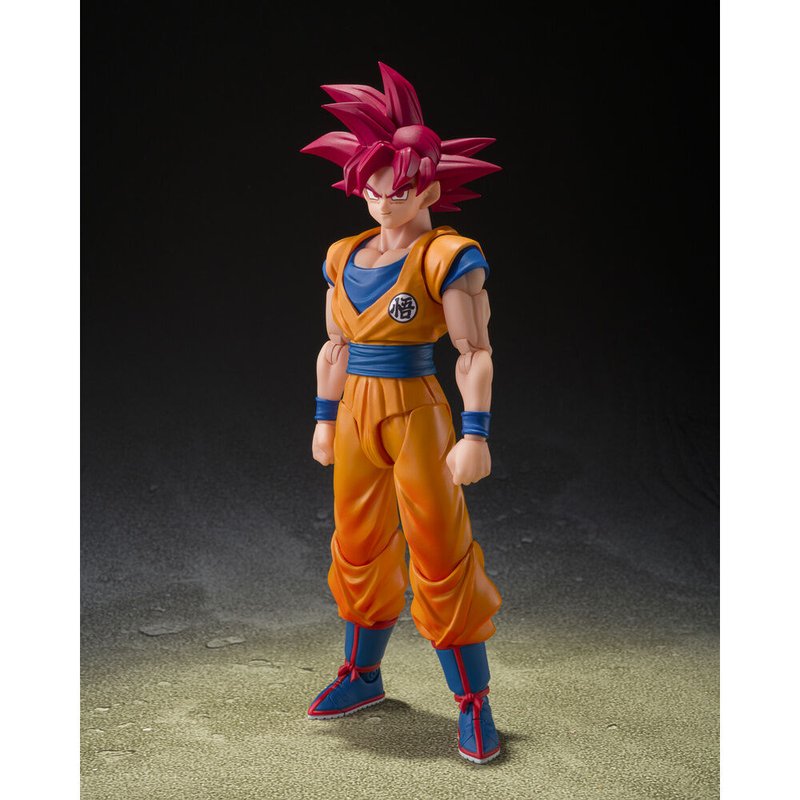 Figura S.H.Figuarts Super Saiyan God Son Goku God Aura Dragon Ball Super 14,5cm