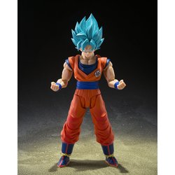 Figura S.H.Figuarts Super Saiyan God Super Saiyan Son Goku Blue Power Transcending Limits Dragon Ball Super 14,5cm