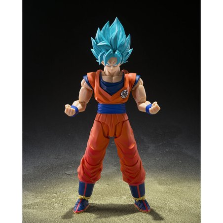 Figura S.H.Figuarts Super Saiyan God Super Saiyan Son Goku Blue Power Transcending Limits Dragon Ball Super 14,5cm