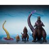 Set figuras S.H. MonsterArts The Second Form & Third Form & Giant Unidentified Creature Godzilla