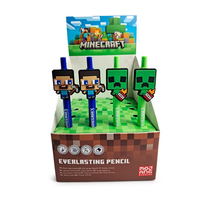 Lapiz eterno Minecraft surtido