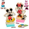 Juego magnetico madera vestidos Minnie Disney - imagen 2