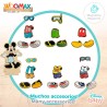 Juego magnetico madera vestidos Minnie Disney - imagen 3