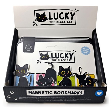 Set Marcapaginas Gato Negro surtido