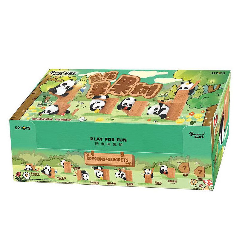 Figura sorpresa Fruit Tree Climbing Panda Roll surtido