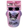 Set gorra + gafas sol Kuromi Hello Kitty - imagen 3