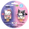 Blister 2 Balsamos Labiales 3D Kuromi & Hello Kitty - imagen 1