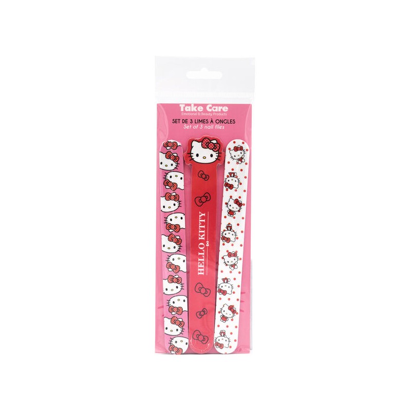 Set 3 Limas de Uñas Hello Kitty