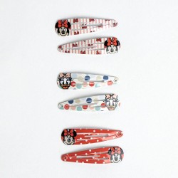 Blister 6 horquillas Minnie Disney