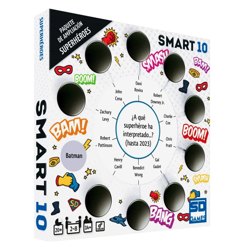 Expansion Superheroes Juego Smart 10 español