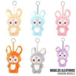 Muñeco llavero peluche Kawaii Bunny Suit Baozao 20cm surtido